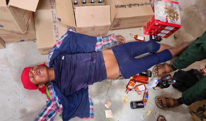 Telangana Thief Breaks Into Liquor Store, Gets Drunk on the Job, and Passes Out—Caught Red-Handed!