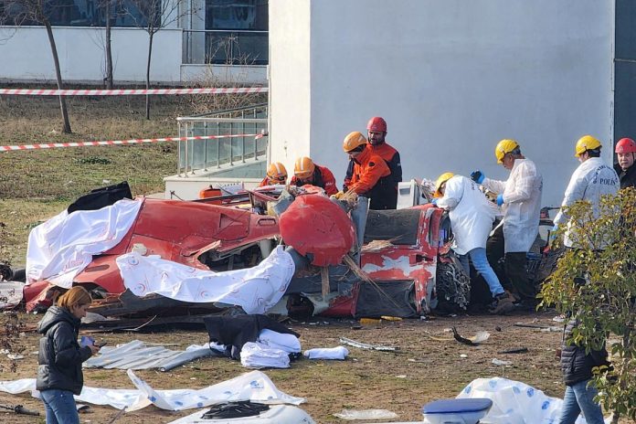 Helicopter Crashes Into Turkish Hospital During Take-Off, Killing Four