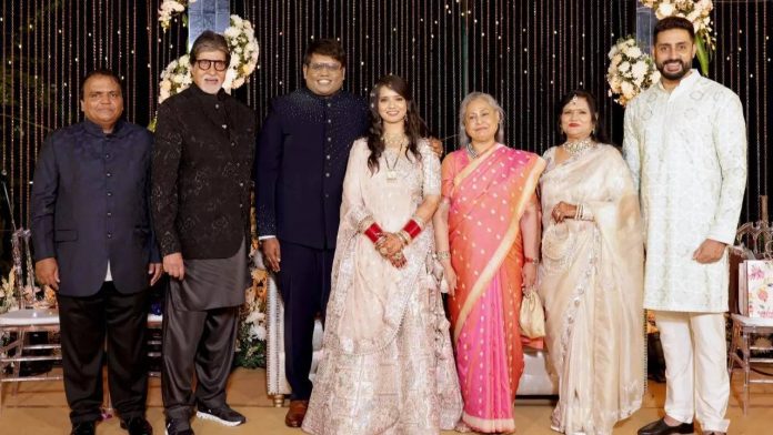 Bachchan Family Attends Wedding Reception; Aishwarya Rai Bachchan Missing Again