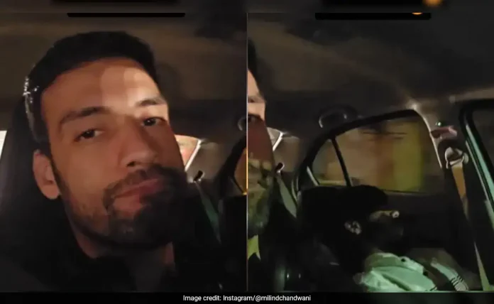 Bengaluru Man Takes Over Cab After Driver Goes Off To Sleep; Watch Viral Video