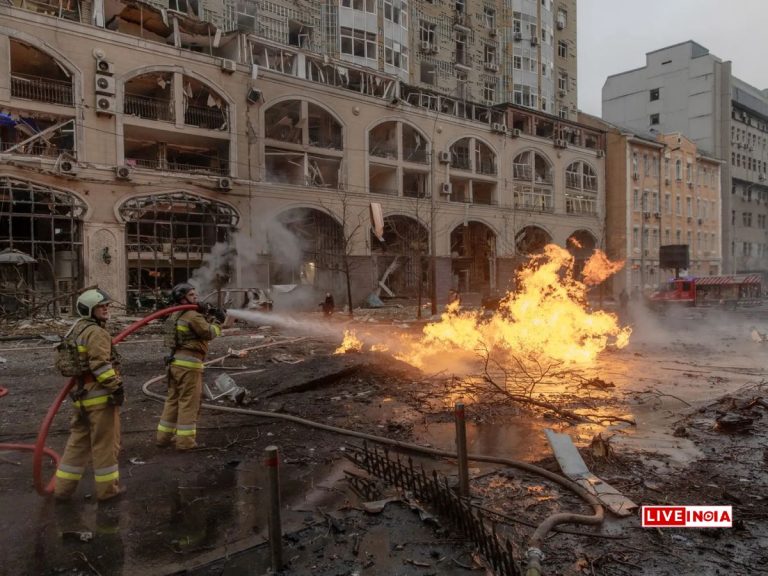 Russian Missile Attack on Kyiv Leaves One Dead, 12 Injured, and Damages Multiple Embassies