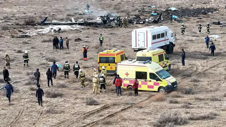 Reports Suggest Azerbaijan Airlines Plane Was "Accidentally" Hit by Russian Missile, Killing 38