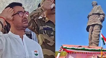 Aamir Khan Celebrates Republic Day At Statue of Unity In Gujarat
