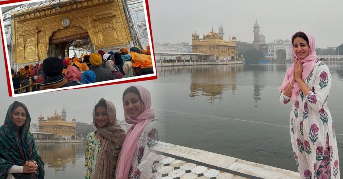 Ananya Panday Seeks Blessings At Golden temple