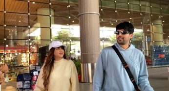 Armaan Malik, Aashna Shroff Receives Warm Welcome As Couple Make First Public Appearance Post Wedding