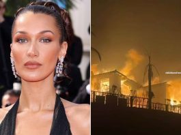 Bella Hadid Shares Heartbreaking Picture Of Her "Childhood Bedroom" Ablaze