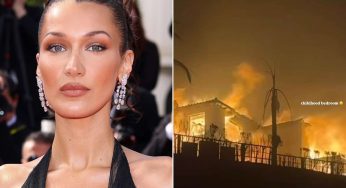 Bella Hadid Shares Heartbreaking Picture Of Her "Childhood Bedroom" Ablaze