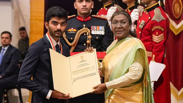 D Gukesh Feels 'Great' And 'Encouraging' On Being Felicitated With Khel Ratna Award
