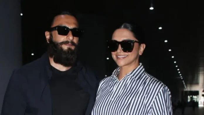 Deepika-Ranveer Happily Pose For Paps At Mumbai Airport