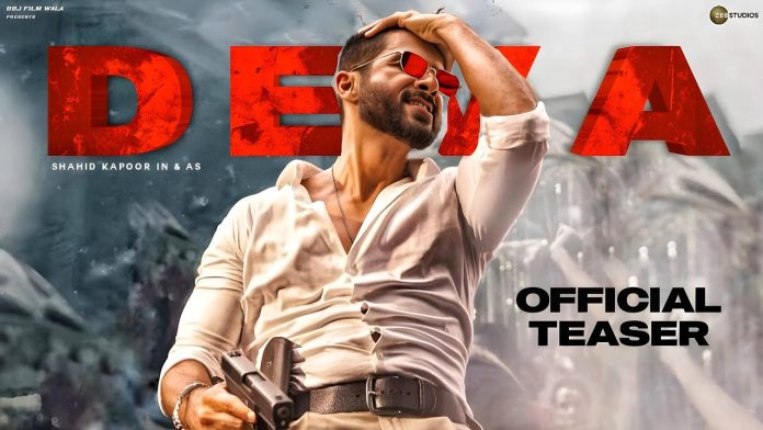 Shahid Kapoor’s ‘Deva’ Teaser Unleashed: High-Octane Action and Power-Packed Performance Await Fans