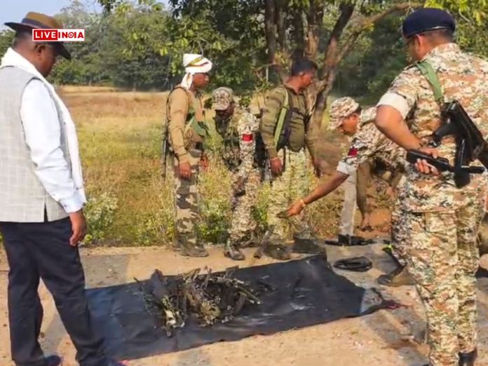 Five Naxalites Killed in Bijapur Encounter, Weapons and Explosives Seized