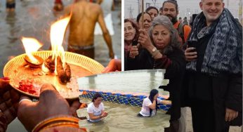 Foreign Devotees Join Millions at Maha Kumbh 2025 for First Amrit Snan