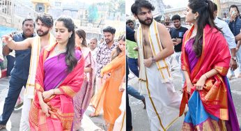 Janhvi Kapoor With Rumoured Boyfriend Shikhar Pahariya Seeks Blessings At Tirumala Temple
