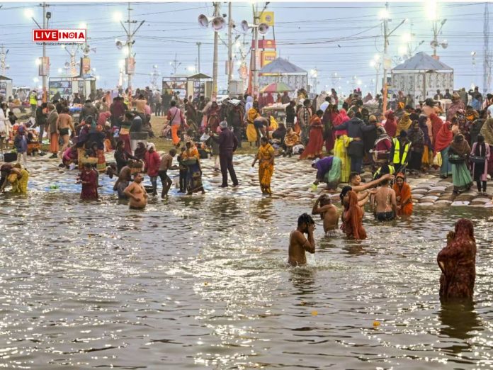 Devotees From Around the Globe Take Holy Dip at Maha Kumbh 2025