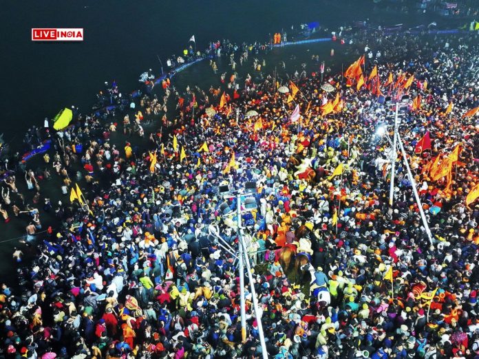 20 Million Devotees Take First Holy Dip at Maha Kumbh 2025