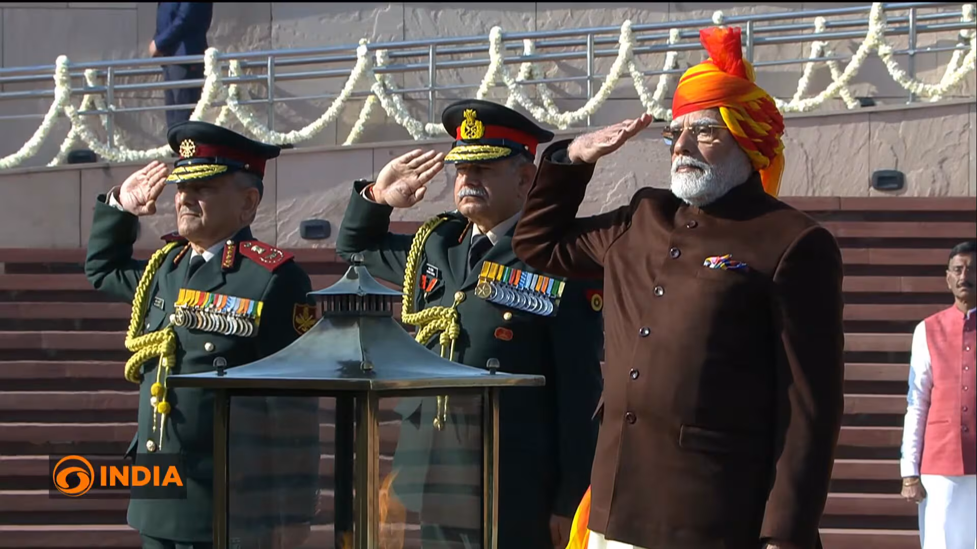 Republic Day 2025: PM Modi Dons Vibrant Multi-Coloured Turban With Bandhgala Coat