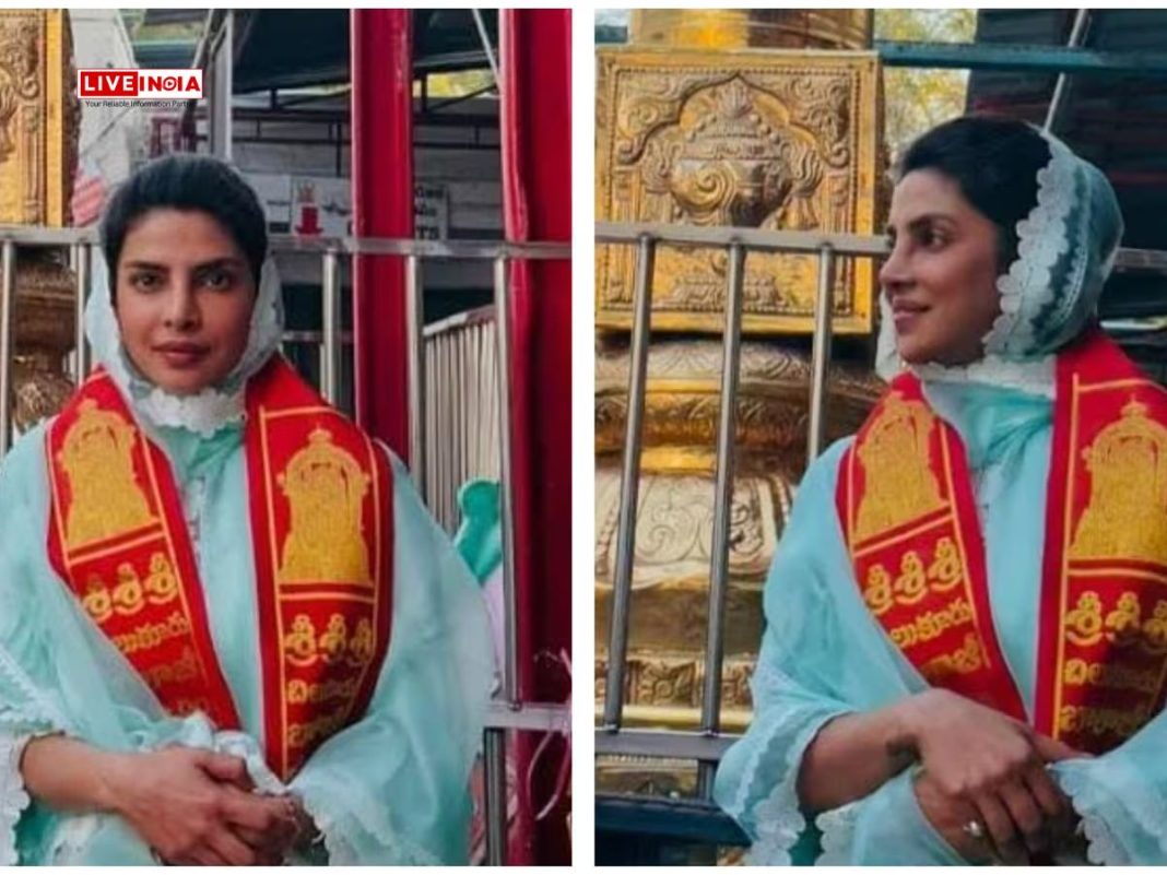 Priyanka Chopra Offers Prayers at Chilkur Balaji Temple, Hints at 'New Chapter'
