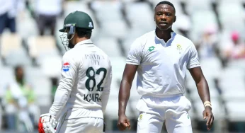 Kagiso Rabada Achieves Unwanted Fifty In The Second Test Against Pakistan