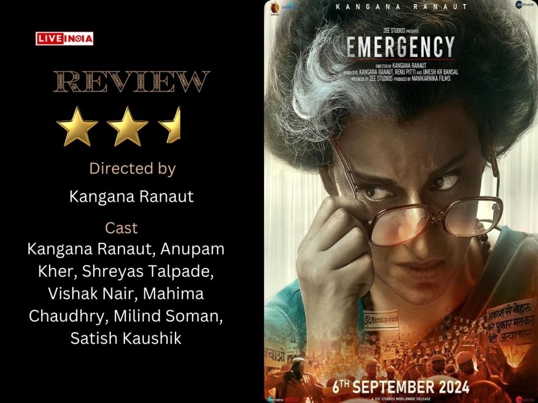 Emergency Movie Review: A Compelling Kangana Ranaut Shines Amidst a Stretched Narrative