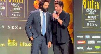 Shah Rukh, Kartik Aaryan Greet Audience With ‘Khamma Ghani’ In IIFA 2025 Pre-Event
