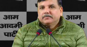 Sanjay Singh Slams BJP Over Criticism of Kejriwal, Labels Party as ‘Bhartiya Jhootha Party’