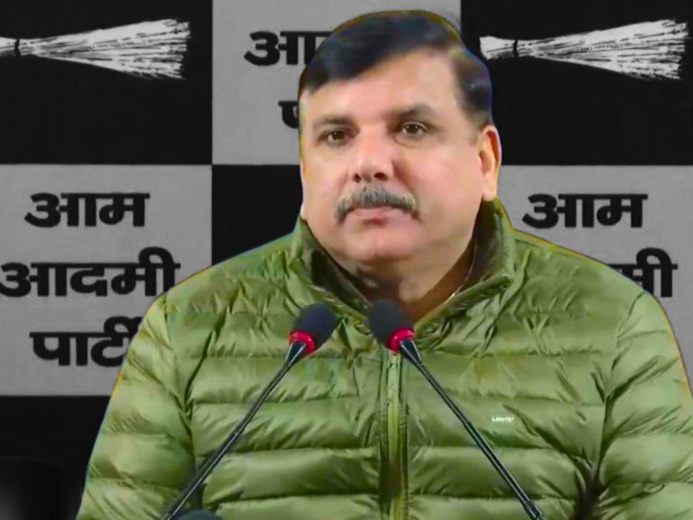 Sanjay Singh Slams BJP Over Criticism of Kejriwal, Labels Party as ‘Bhartiya Jhootha Party’