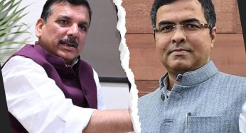 AAP MP Sanjay Singh Accuses BJP's Parvesh Verma of MCC Violation