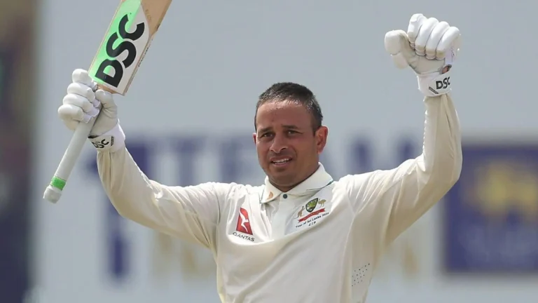 Usman Khawaja Scores Double Maiden Century Against Sri Lanka At Galle
