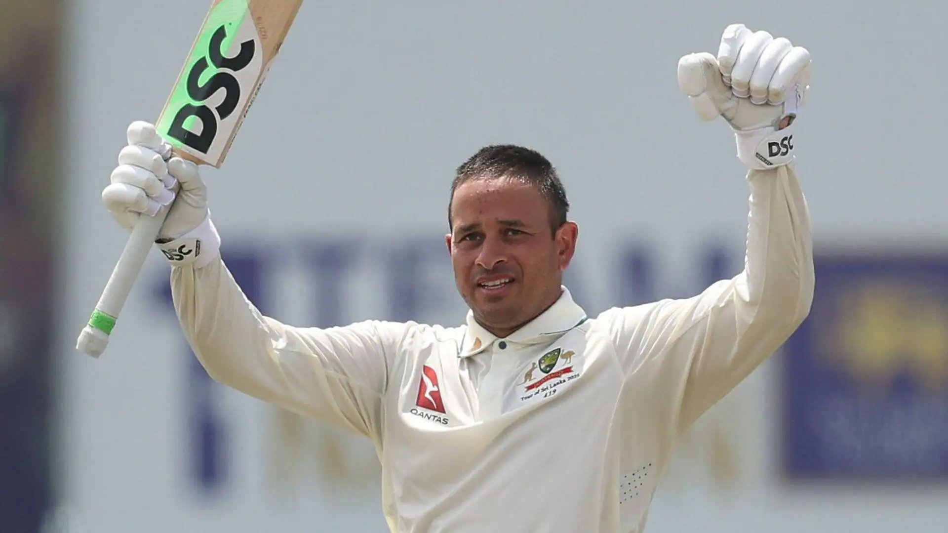 Usman Khawaja Scores Double Maiden Century Against Sri Lanka At Galle