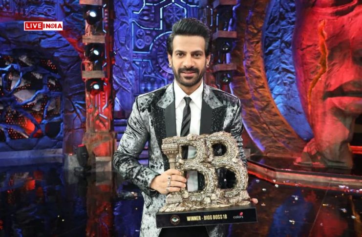 Bigg Boss 18: Karan Veer Mehra Lifts the Trophy, Defeats Vivian Dsena to Win Rs 50 Lakh Prize