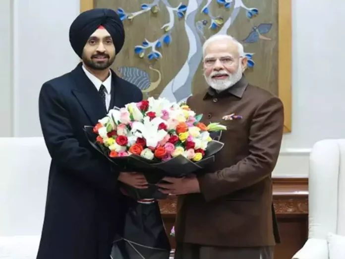 Diljit Dosanjh Meets PM Modi, See Pictures