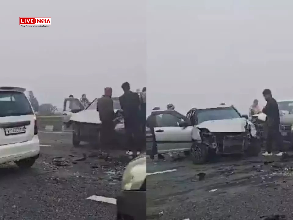 Dense Fog Triggers 50-Vehicle Pile-Ups on Delhi-Meerut, Eastern Peripheral Expressways