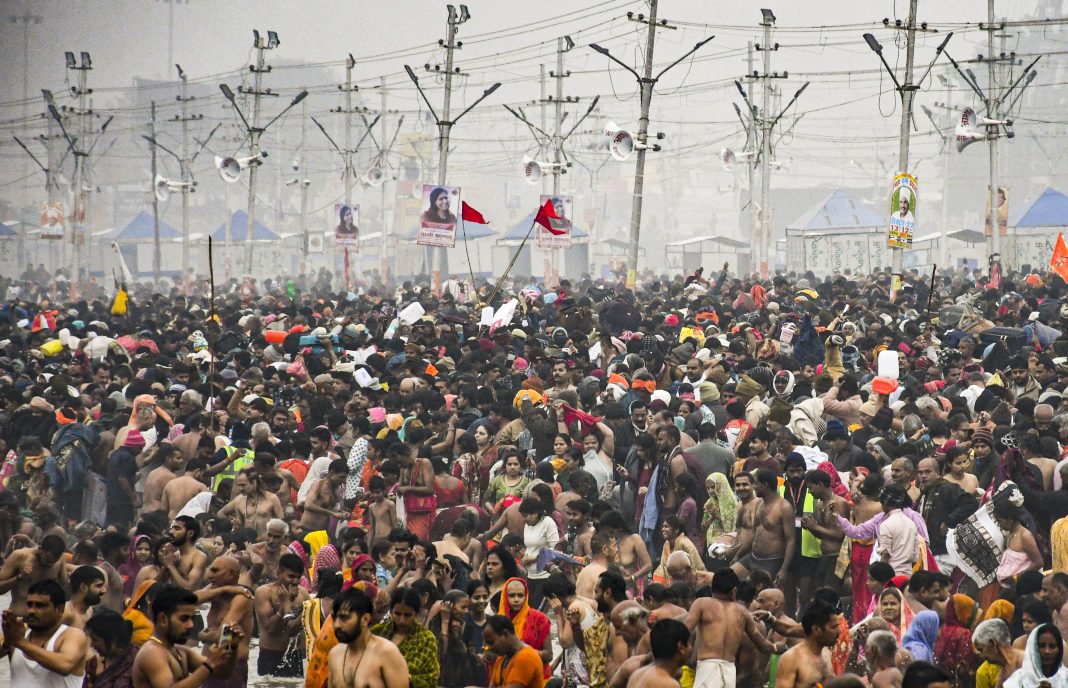 On Fifth Day, Over 1.78 Million Pilgrims And 1 Million Kalpavasis Visit Sacred Mahakumbh Mela