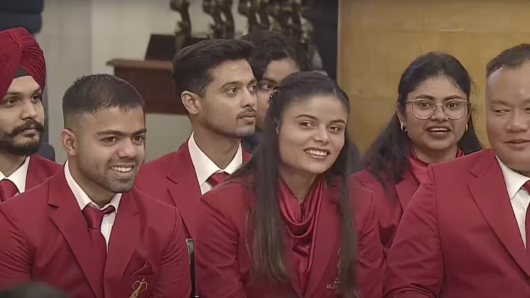 Navdeep Singh, Salima Tete And Other Sports Stars Felicitated With Arjuna Award