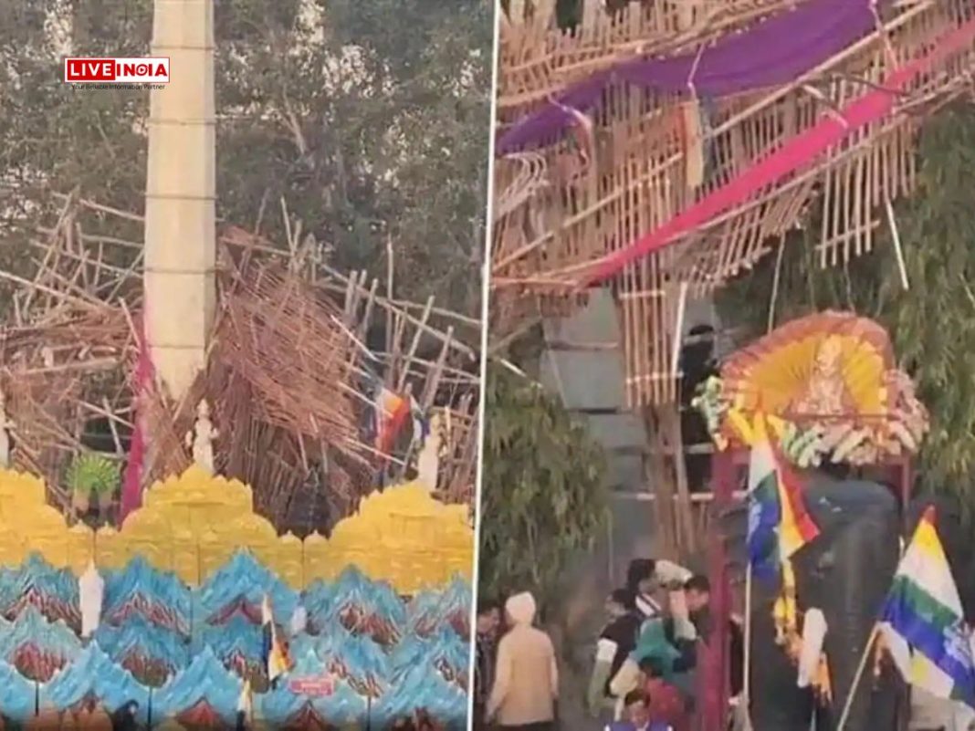 Tragedy in UP: Platform Collapse at Religious Event Leaves 6 Dead, 50 Injured