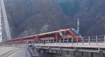 Vande Bharat Express Successfully Trials Through World’s Highest Rail Bridge-Watch