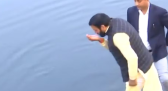 Yamuna Water Row: Haryana CM Drinks ‘Poisoned’ Water Amid Controversy-Watch