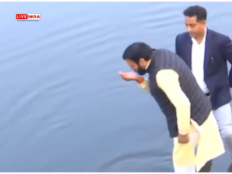 Yamuna Water Row: Haryana CM Drinks ‘Poisoned’ Water Amid Controversy-Watch