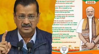 Kejriwal Slams BJP’s Manifesto as “Dangerous for Delhi and the Country”