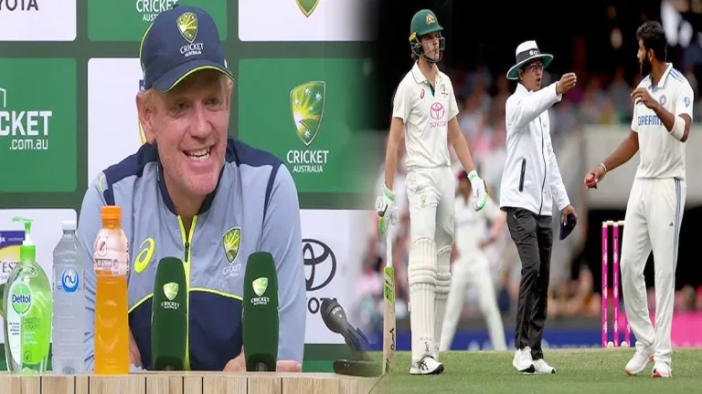 Australian Coach McDonald Accuses Team India Of “Intimidating” Sam Konstas During Their Wicket Celebrations