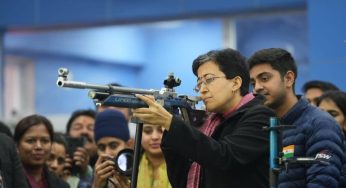 Delhi CM Atishi Inaugurates State-of-the-Art Olympic-Standard Shooting Range in Kalkaji School