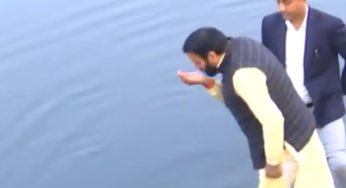 Yamuna Water Row: Haryana CM Drinks ‘Poisoned’ Water Amid Controversy-Watch