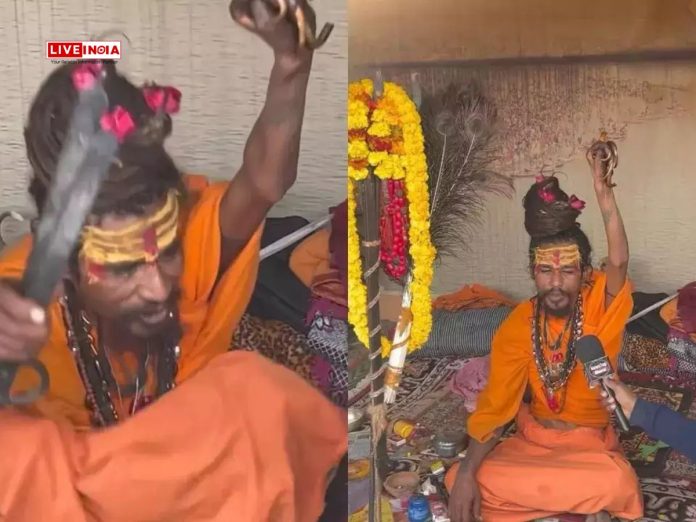 Naga Sadhu’s Chimta Chase: YouTuber Learns a Fiery Lesson at Maha Kumbh 2025