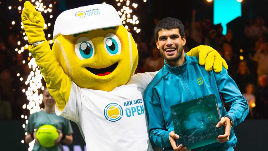 Carlos Alcaraz Wins Historic First Indoor Title At Rotterdam Open, Expresses Happiness