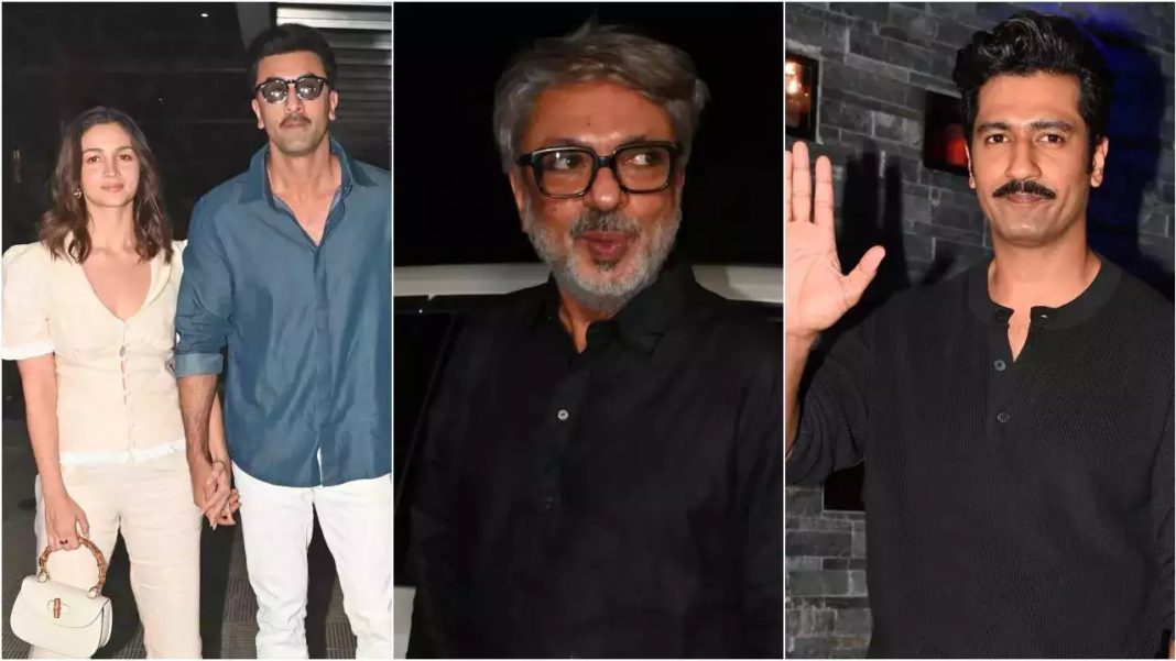 Ranbir Kapoor, Alia Bhatt, Vicky Kaushal Attend Birthday Bash Of Sanjay Leela Bhansali, See Pictures