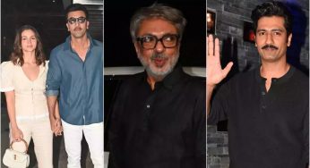 Ranbir Kapoor, Alia Bhatt, Vicky Kaushal Attend Birthday Bash Of Sanjay Leela Bhansali, See Pictures