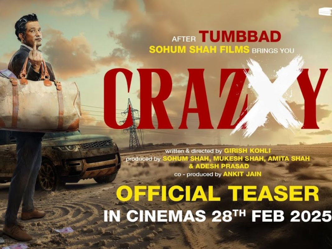 Sohum Shah’s ‘Crazxy’ Teaser Unveiled: A Thrilling Tale of Redemption