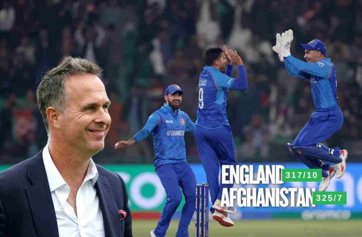"Thoroughly Deserved Win" – Vaughan Lauds Afghanistan as England Crash Out of Champions Trophy