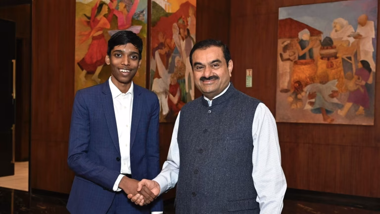 Gautam Adani Lauds Praggnanandhaa For Triumph In Tata Steel Masters