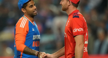 India vs England 5th T20I: India Set a Mammoth Target of 248 Runs; Abhishek Sharma Smashes Historic 135, Breaks Multiple Records